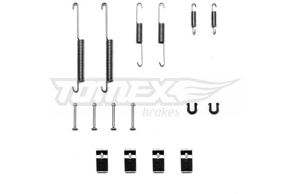 TOMEX Brakes TX 40-17 Accessory Kit, brake shoes