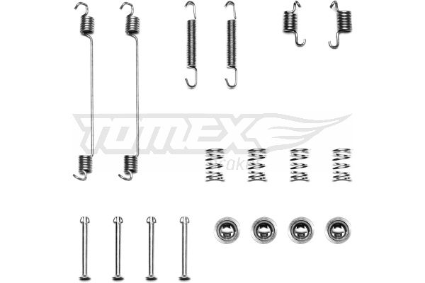 TOMEX Brakes TX 40-23 Accessory Kit, brake shoes