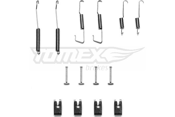 TOMEX Brakes TX 40-36 Accessory Kit, brake shoes