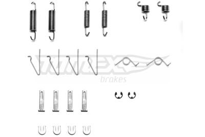 Accessory Kit, brake shoes TOMEX Brakes TX 40-40
