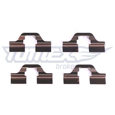 Accessory Kit, disc brake pad TOMEX Brakes TX 43-05
