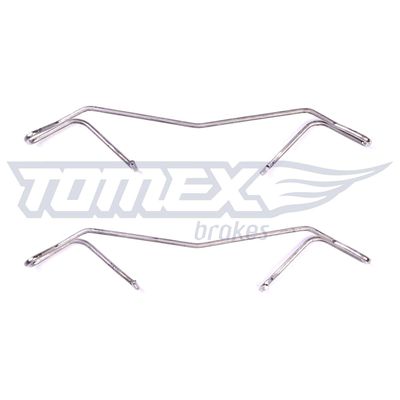 Accessory Kit, disc brake pad TOMEX Brakes TX 43-07