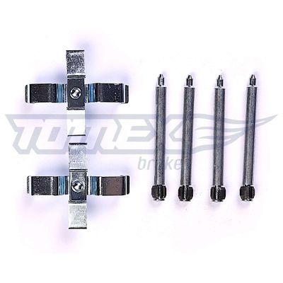 Accessory Kit, disc brake pad TOMEX Brakes TX 43-49