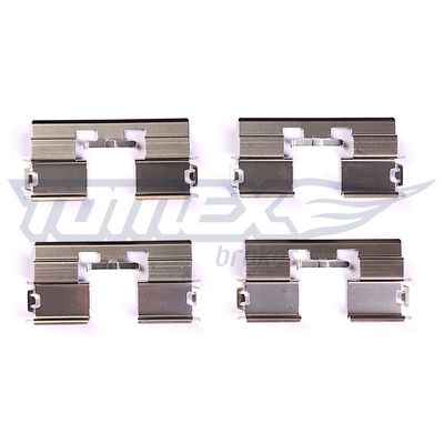 Accessory Kit, disc brake pad TOMEX Brakes TX 43-62
