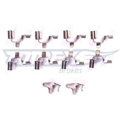 Accessory Kit, disc brake pad TOMEX Brakes TX 43-72