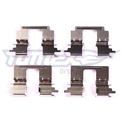 Accessory Kit, disc brake pad TOMEX Brakes TX 44-23