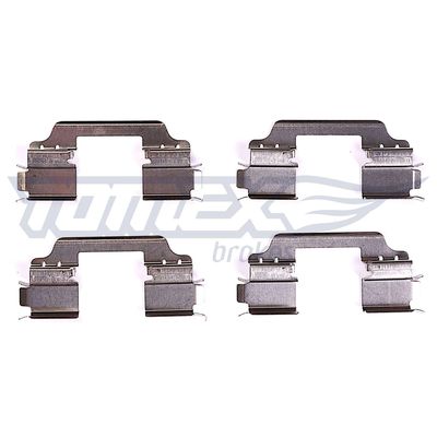 Accessory Kit, disc brake pad TOMEX Brakes TX 44-47