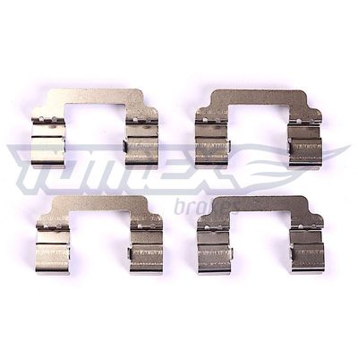 Accessory Kit, disc brake pad TOMEX Brakes TX 44-71