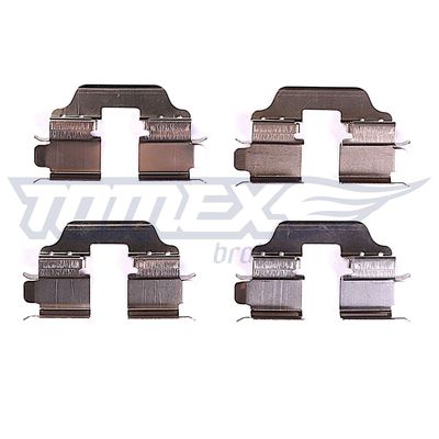 Accessory Kit, disc brake pad TOMEX Brakes TX 44-79