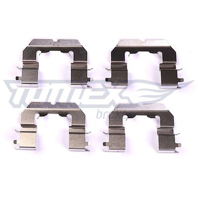 Accessory Kit, disc brake pad TOMEX Brakes TX 44-80
