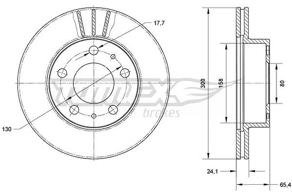 TOMEX Brakes TX 70-60 Brake Disc