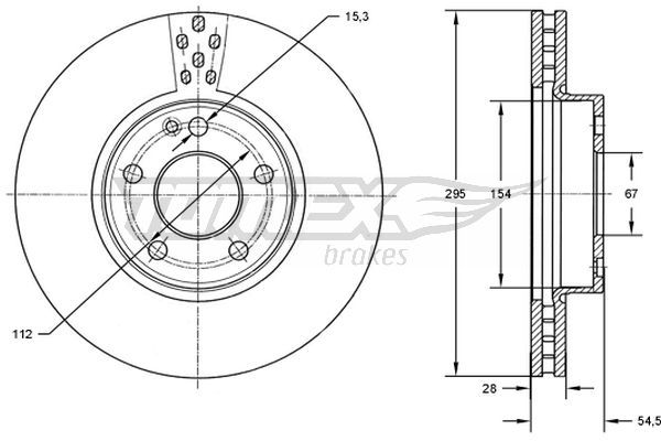 TOMEX Brakes TX 72-91 Brake Disc
