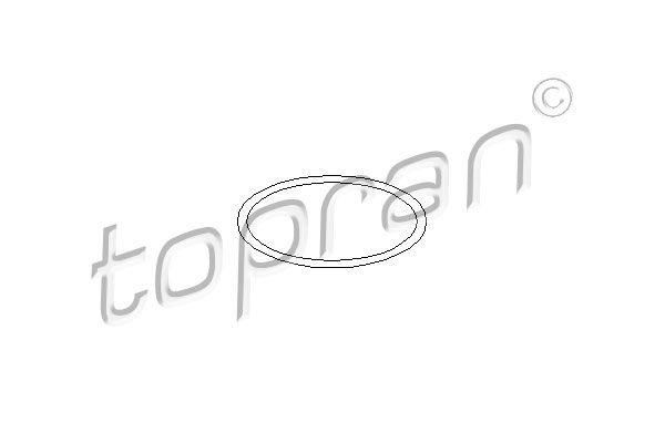 TOPRAN 100 674 Gasket, water pump