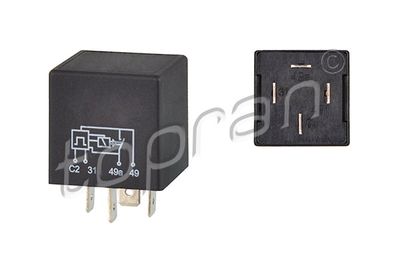 Hazard Warning Light Relay TOPRAN 103 629