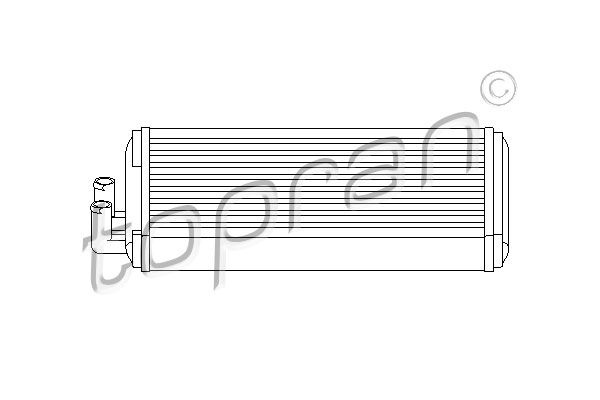 TOPRAN 103 705 Heat Exchanger, interior heating