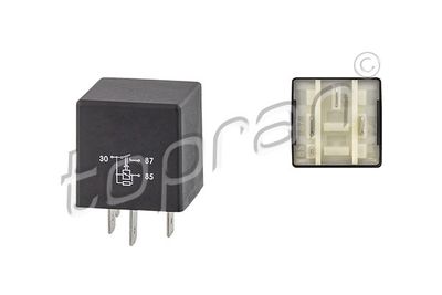 Relay, fuel pump TOPRAN 107 263