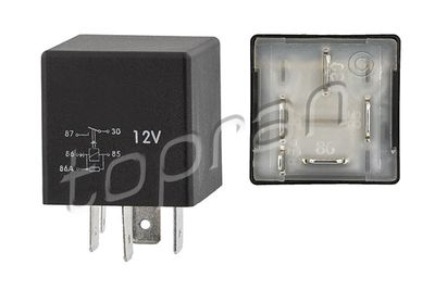 Relay, fuel pump TOPRAN 107 265