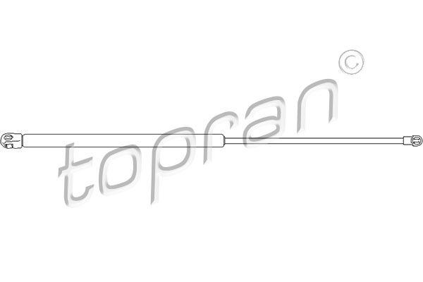 TOPRAN 112 072 Gas Spring, boot/cargo area