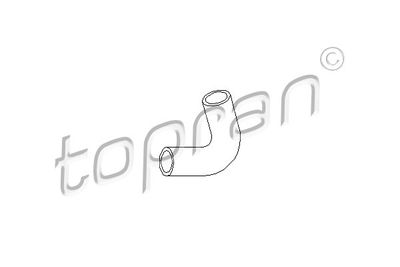 Hose, crankcase ventilation TOPRAN 206 556