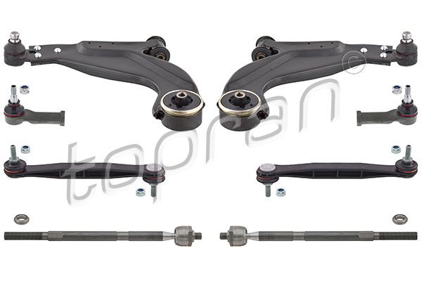 TOPRAN 304 695 Control/Trailing Arm Kit, wheel suspension