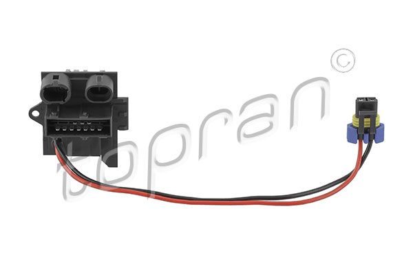 TOPRAN 701 414 Resistor, interior blower