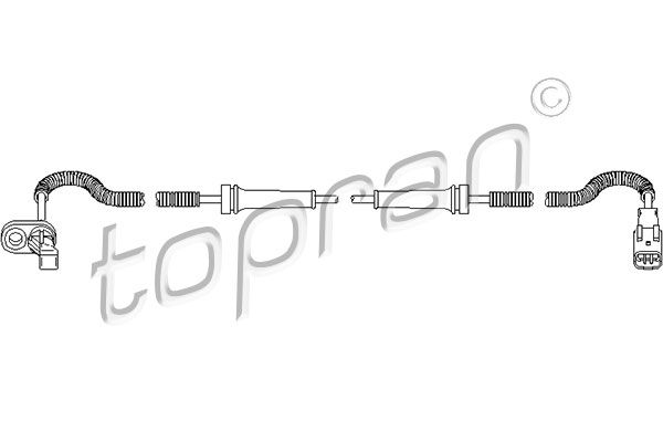 TOPRAN 722 808 Sensor, wheel speed