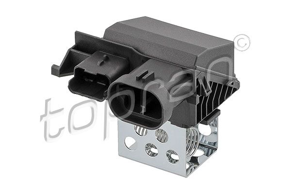 TOPRAN 723 988 Series resistor, electric motor (radiator fan)