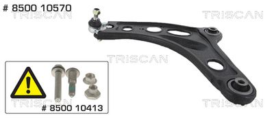 Control/Trailing Arm, wheel suspension TRISCAN 8500 10570