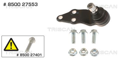 Ball Joint TRISCAN 8500 27553