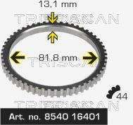 TRISCAN 8540 16401 Sensor Ring, ABS