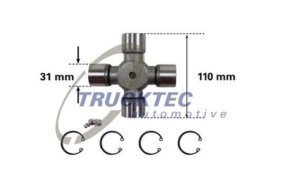 Joint, propshaft TRUCKTEC AUTOMOTIVE 01.34.038