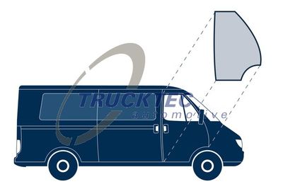 Trim/Protection Strip, door TRUCKTEC AUTOMOTIVE 01.50.017