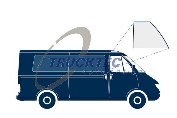 TRUCKTEC AUTOMOTIVE 01.67.161 Trim/Protection Strip, side window
