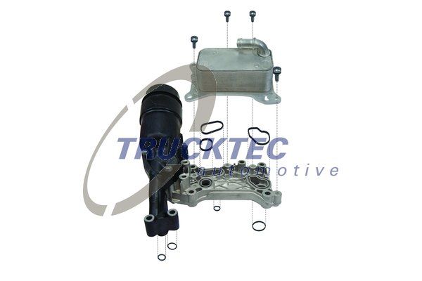 TRUCKTEC AUTOMOTIVE 02.18.141 Oil Cooler, engine oil