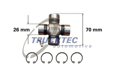Joint, propshaft TRUCKTEC AUTOMOTIVE 02.34.011