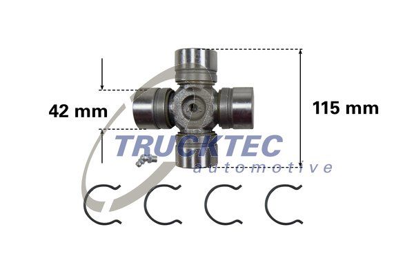 TRUCKTEC AUTOMOTIVE 02.34.013 Joint, propshaft