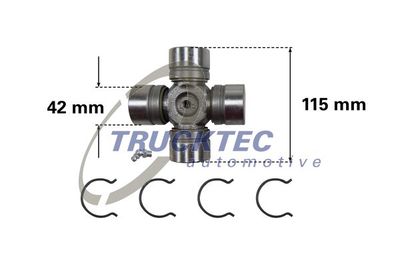 Joint, propshaft TRUCKTEC AUTOMOTIVE 02.34.013