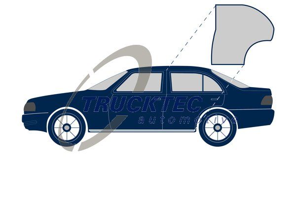 TRUCKTEC AUTOMOTIVE 02.53.044 Door Seal