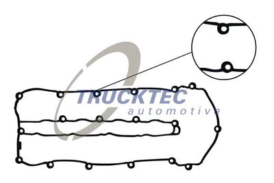 Gasket, cylinder head cover TRUCKTEC AUTOMOTIVE 02.10.029