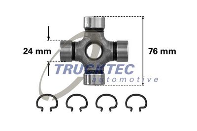 Joint, propshaft TRUCKTEC AUTOMOTIVE 02.34.004