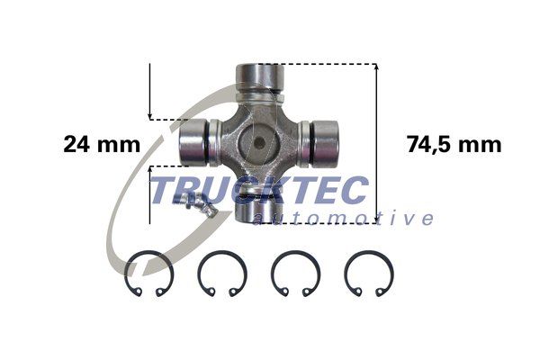 TRUCKTEC AUTOMOTIVE 02.34.053 Joint, propshaft