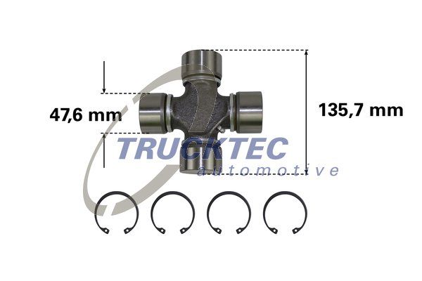 TRUCKTEC AUTOMOTIVE 05.34.008 Joint, propshaft
