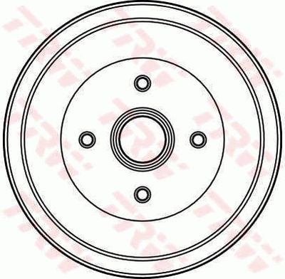 Brake Drum TRW DB4019