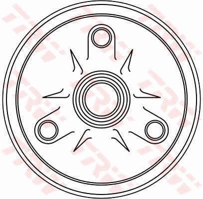 TRW DB4122 Brake Drum