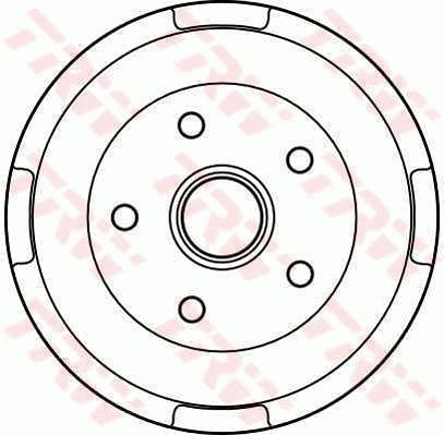 TRW DB4132 Brake Drum