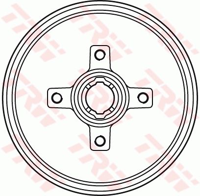 TRW DB4134BR Brake Drum