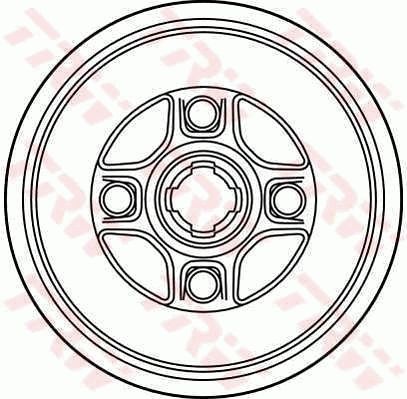 TRW DB4176 Brake Drum