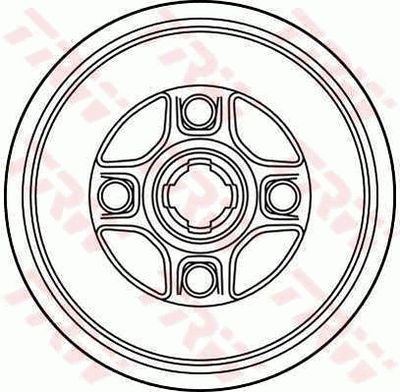 Brake Drum TRW DB4176