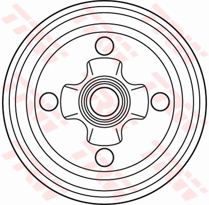 TRW DB4195B Brake Drum