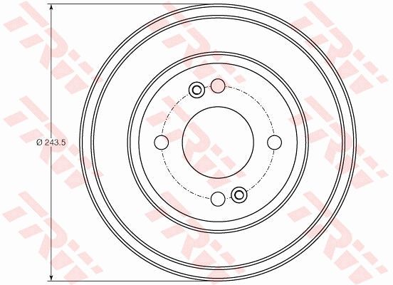 TRW DB4401 Brake Drum